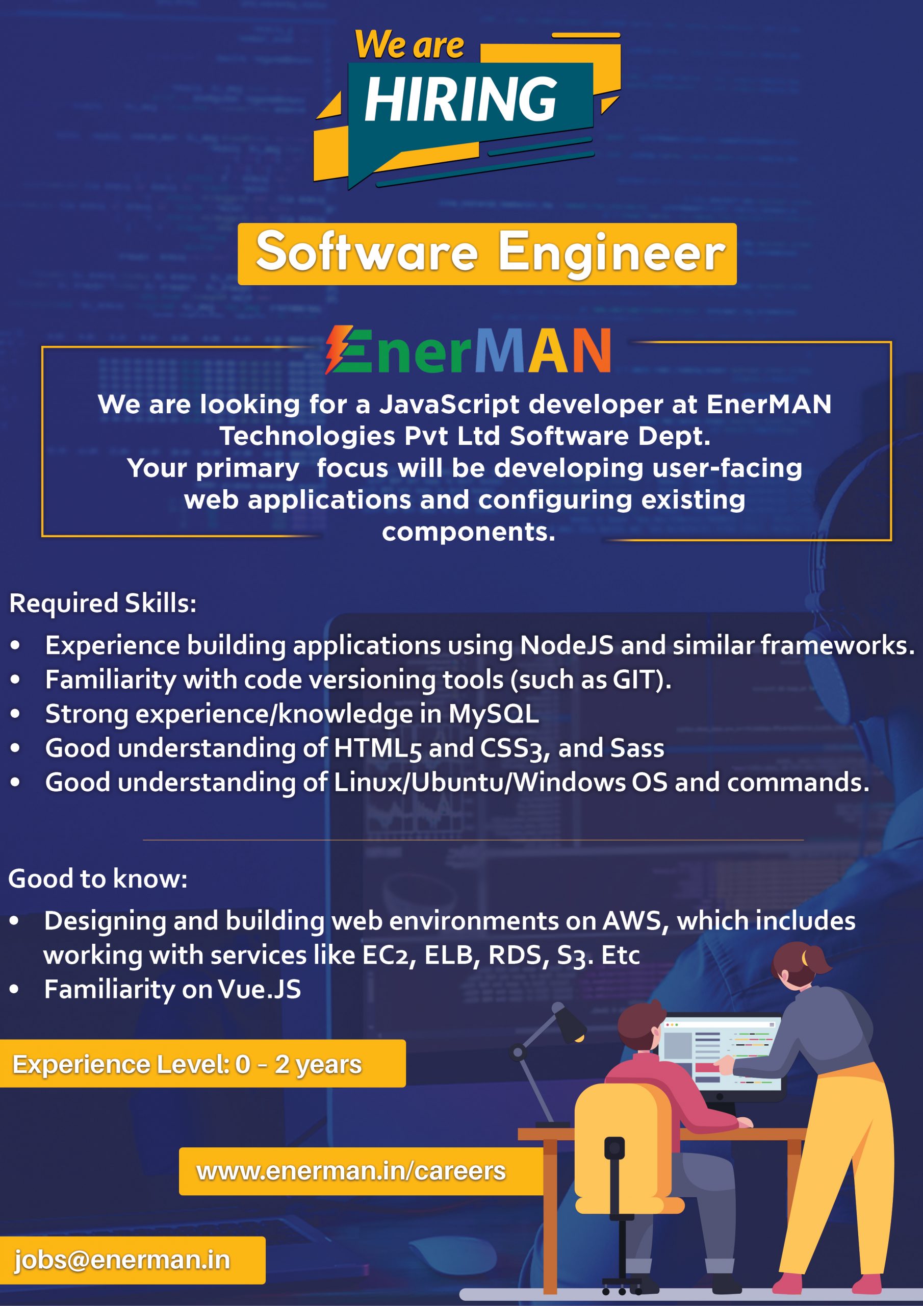 Job & Career Opportunities: EnerMAN Technologies Pvt Ltd  – EQ Mag Pro