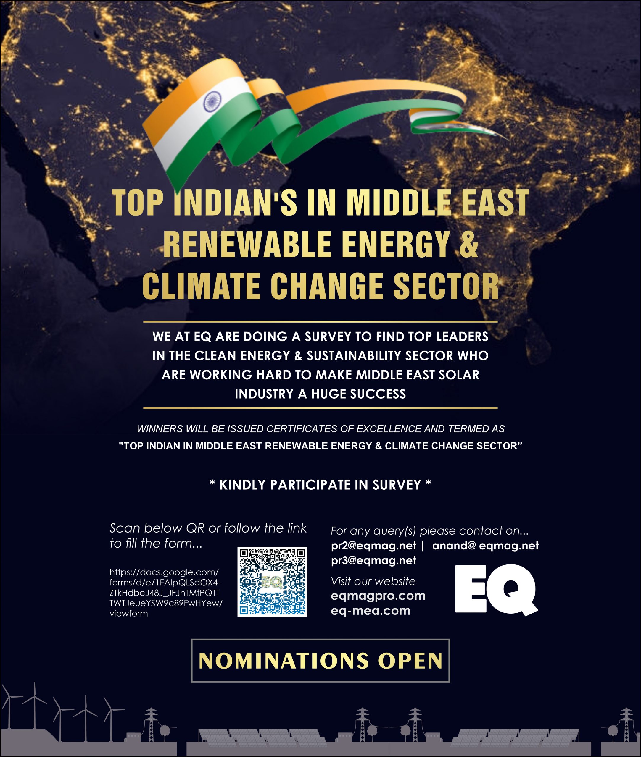 Top Indian’s in Middle East Renewable Energy & Climate Change Sector